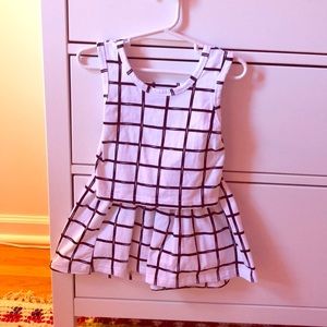 Wind and Thistle skirt and top set with cut out